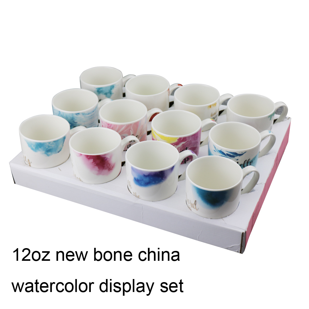 watercolor mug set 12